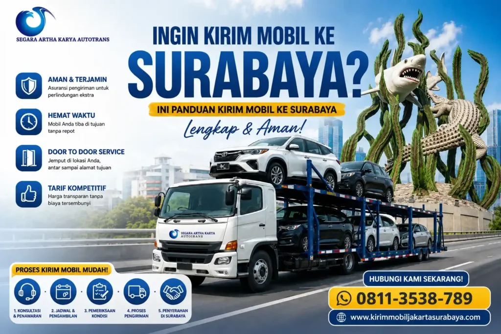 kirim mobil ke surabaya